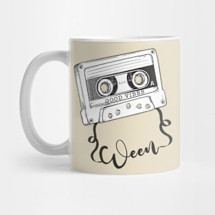 Good Vibes Ween // Retro Ribbon Cass Mug